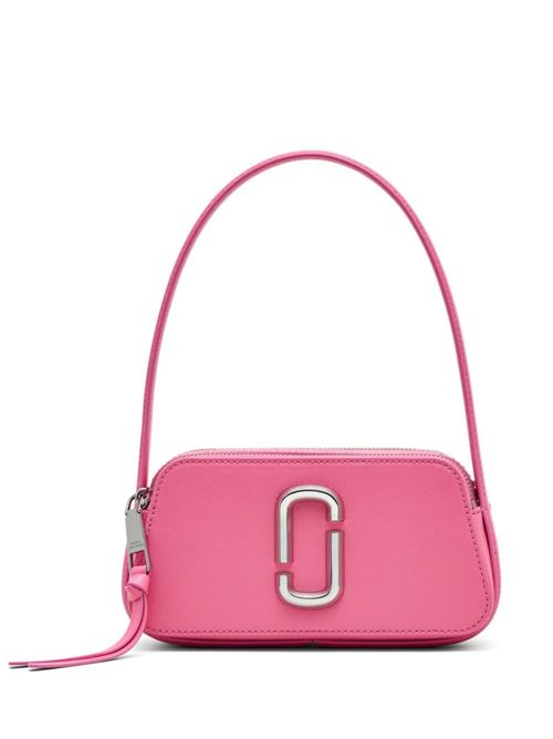 rose pink Saffiano leather silver-tone logo Marc Jacobs | 2R3HSH025H02666